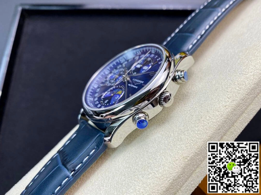 Longines Master Collection L2.773.4.92.0 YL Factory 1:1 Best Edition Replica Watch Blue Leather Strap